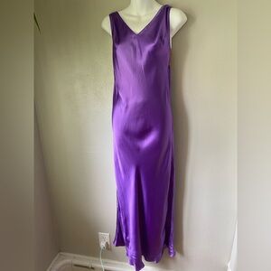 deadstock Fredericks of Hollywood HARRIET LINE~RARE amethyst SILK+LACE M